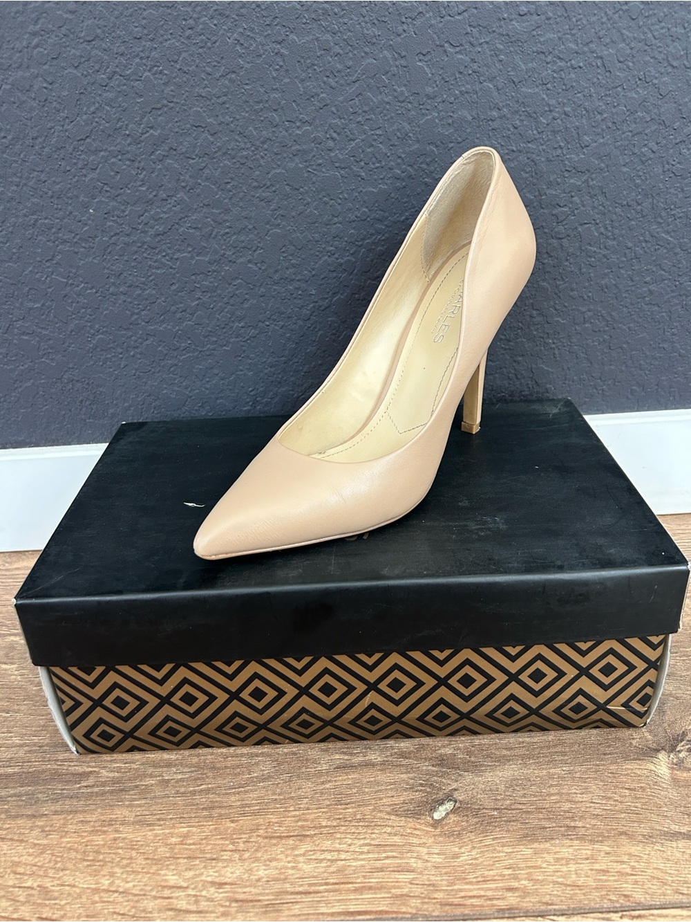 Classic Pointed-Toe Nude Pump - Women's Heels